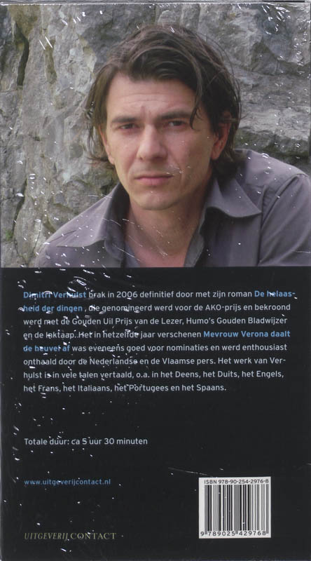 Achterkant van Godverdomse dagen op een godverdomse bol