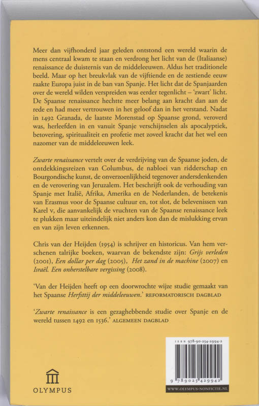 Achterkant van Zwarte renaissance