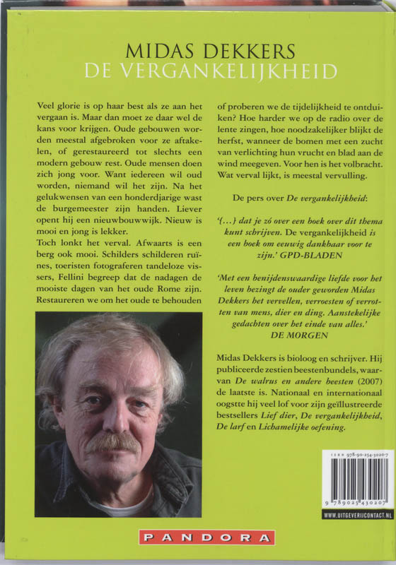 Achterkant van Vergankelijkheid