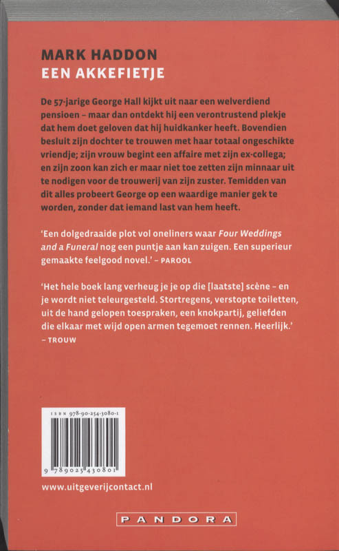 Achterkant van Een akkefietje