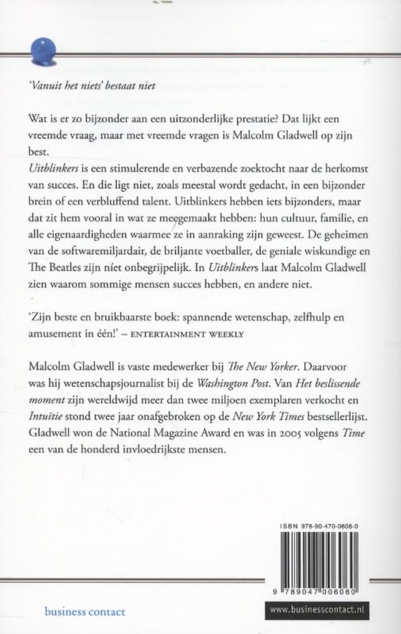 Achterkant van Uitblinkers