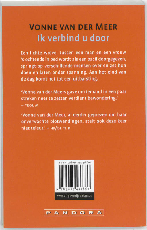Achterkant van Ik verbind u door