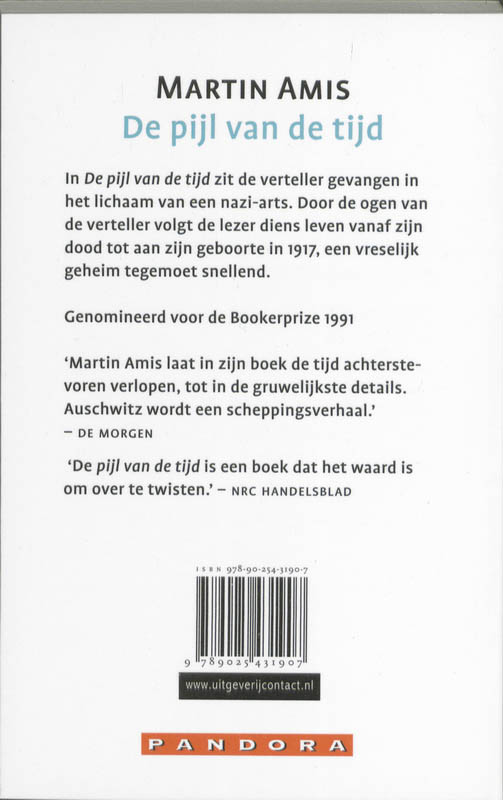 Achterkant van Pijl van de tijd