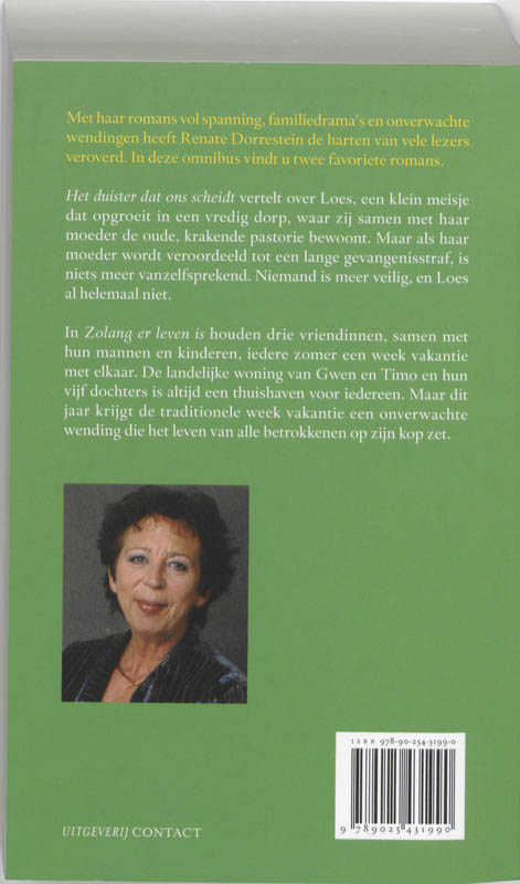 Achterkant van Het duister dat ons scheidt Duister en Zolanger leven is