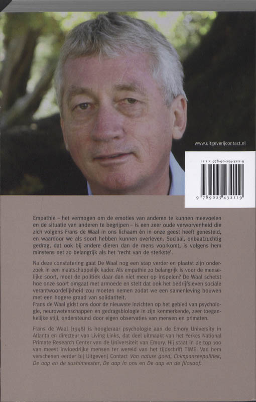 Achterkant van Een tijd voor empathie