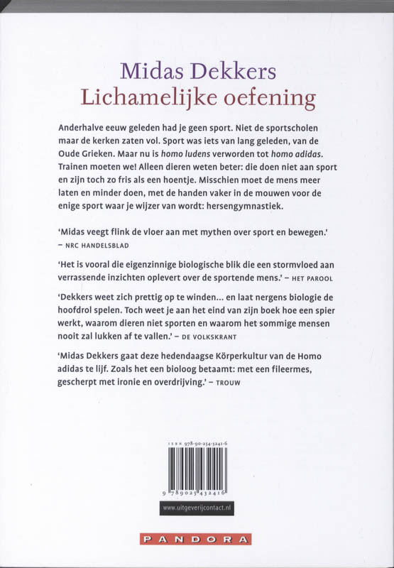 Achterkant van Lichamelijke oefening