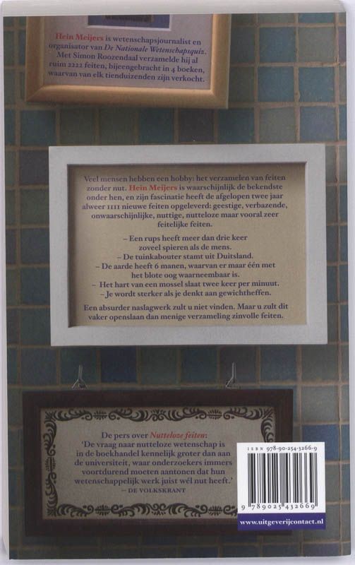 Achterkant van Encyclopedie van nutteloze feiten