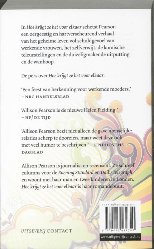 Achterkant van Hoe krijgt ze het voor elkaar