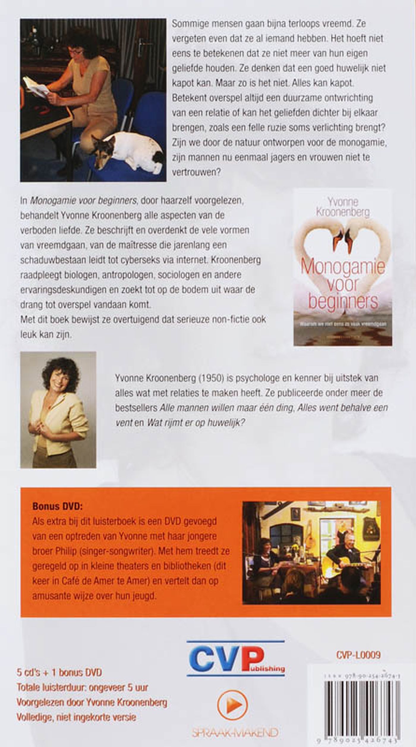 Achterkant van Monogamie voor beginners
