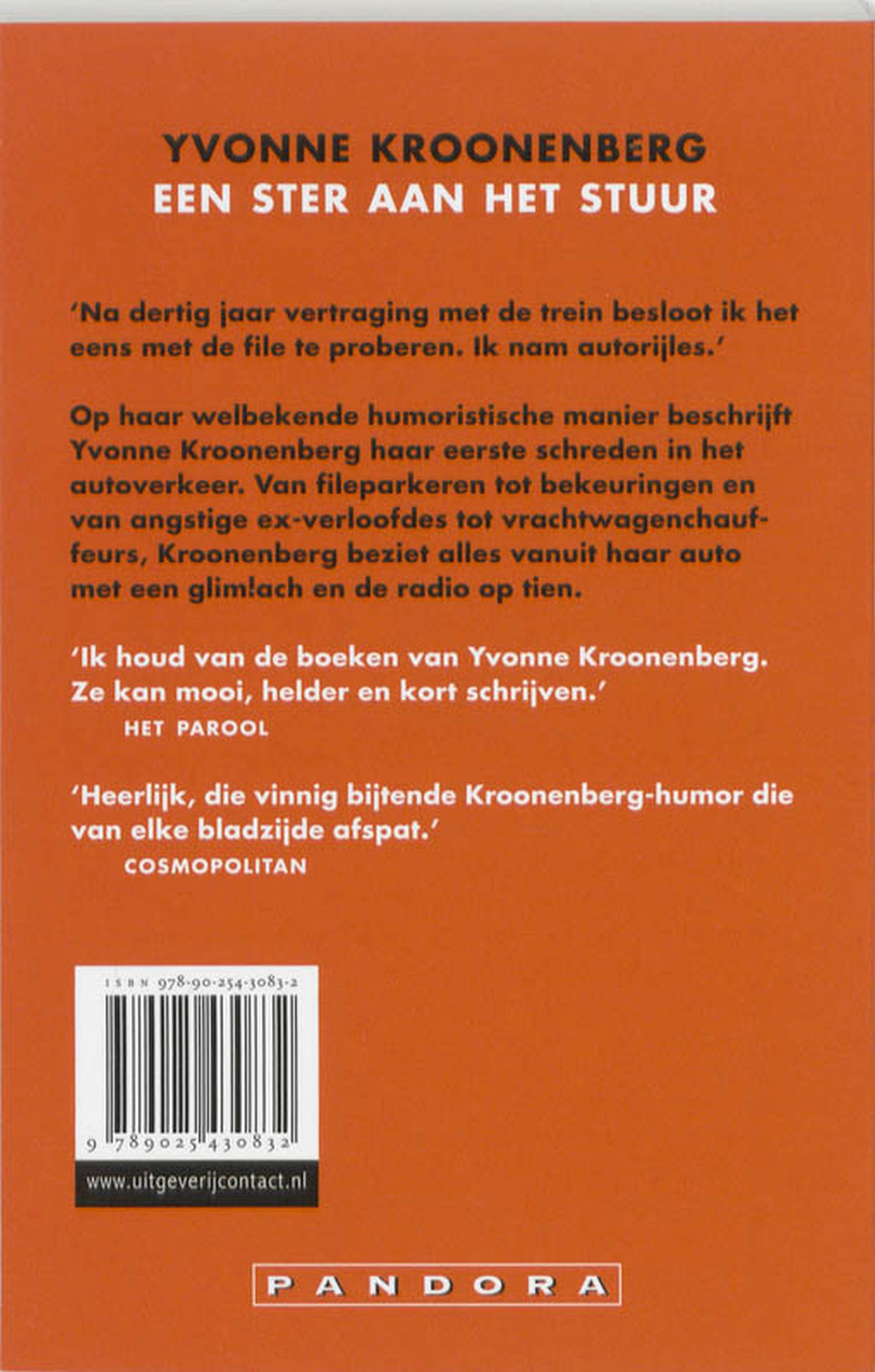 Achterkant van Een ster aan het stuur