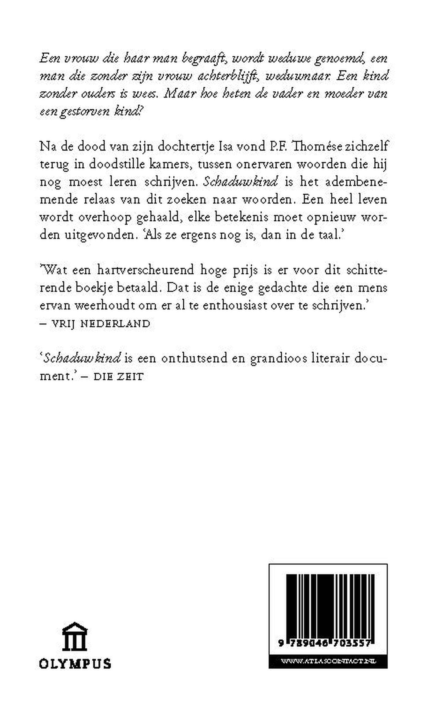 Achterkant van Schaduwkind