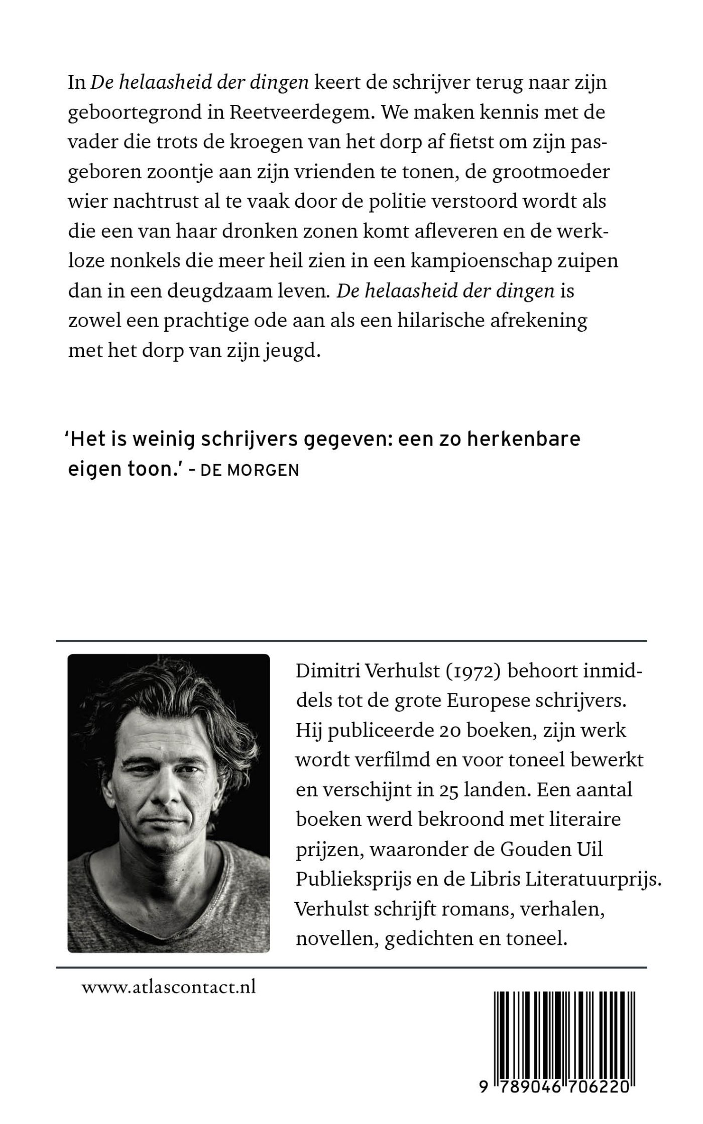 Achterkant van De helaasheid der dingen