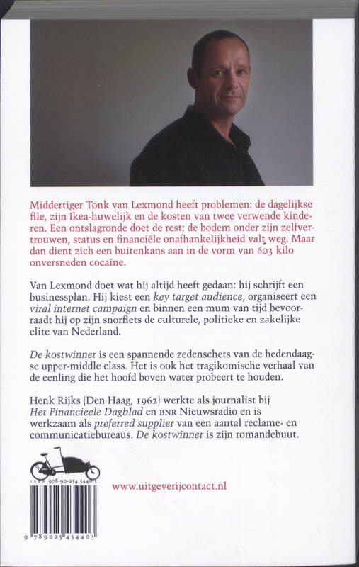 Achterkant van De kostwinner
