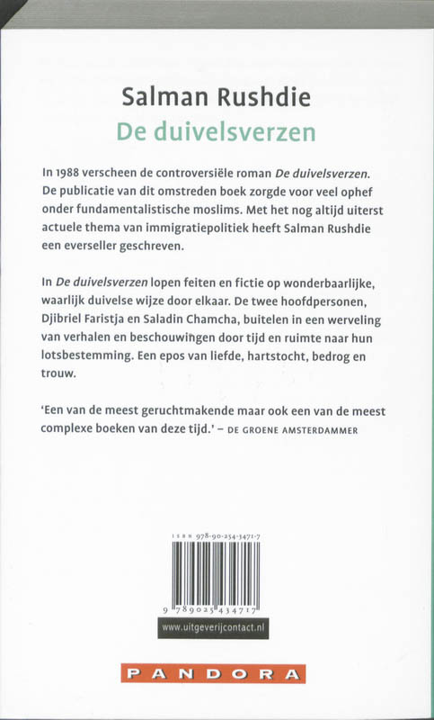 Achterkant van Duivelsverzen