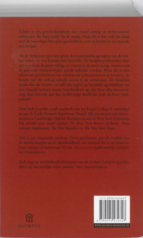 Achterkant van Na de oorlog