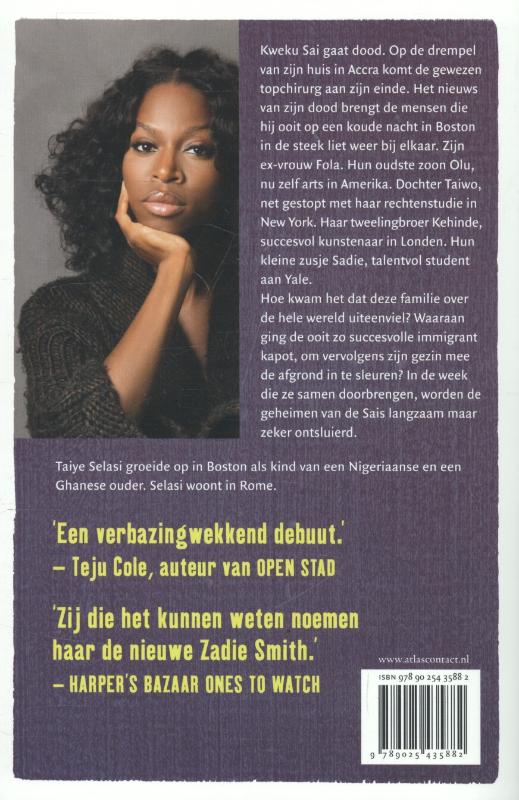 Achterkant van Ghana ga weg