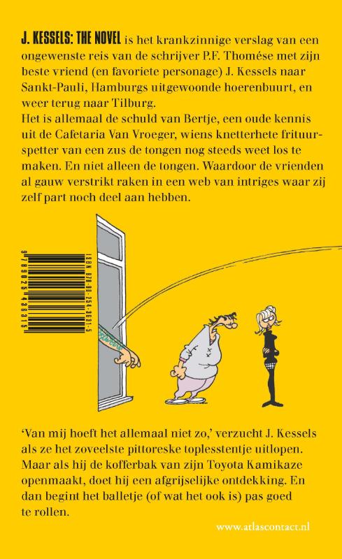 Achterkant van J. Kessels: The Novel