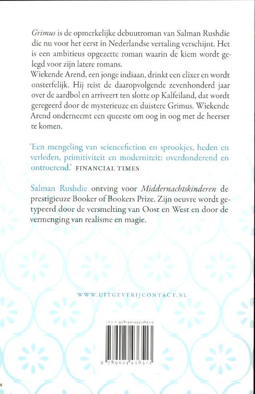 Achterkant van Grimus