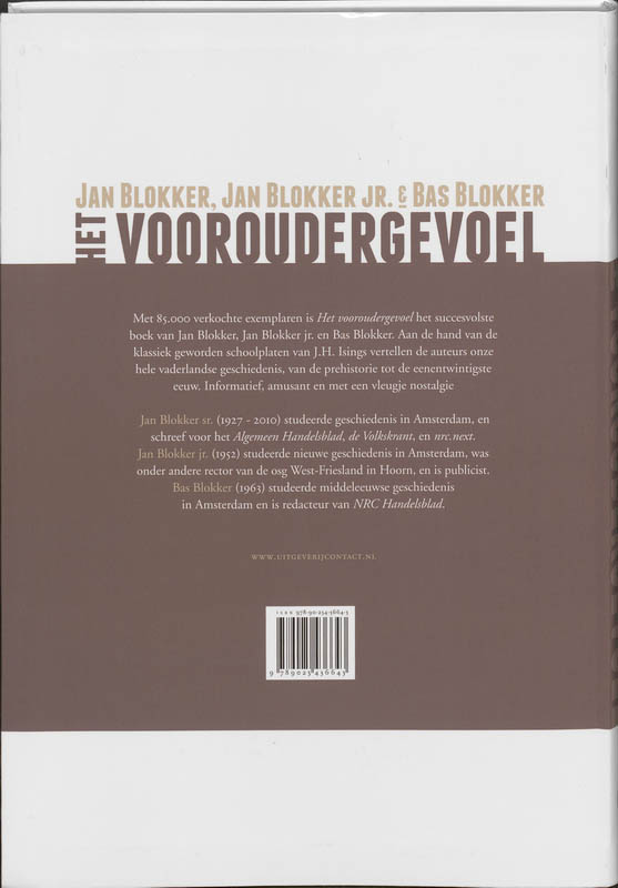 Achterkant van Het vooroudergevoel