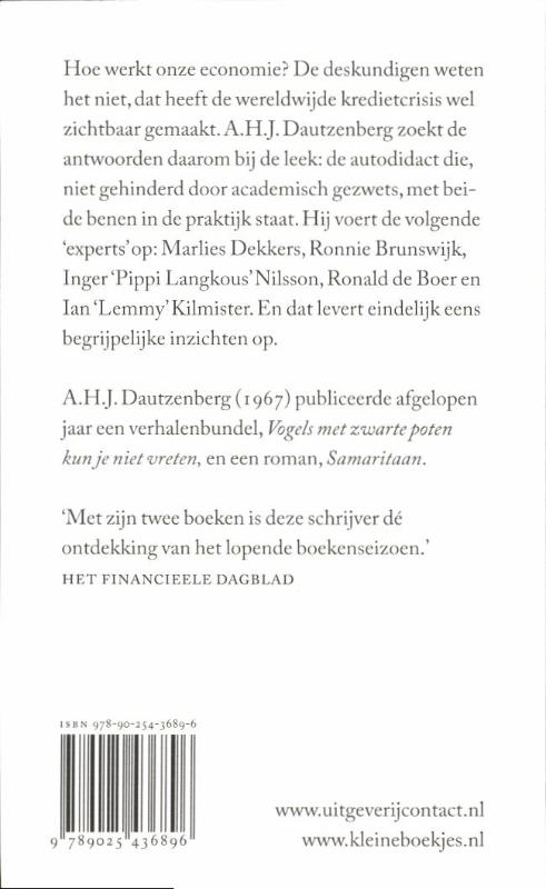 Achterkant van Rock € roll