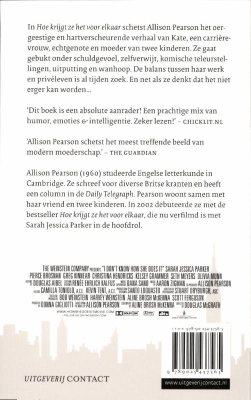 Achterkant van Hoe krijgt ze het voor elkaar