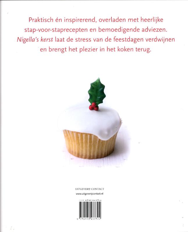 Achterkant van Nigella's kerst
