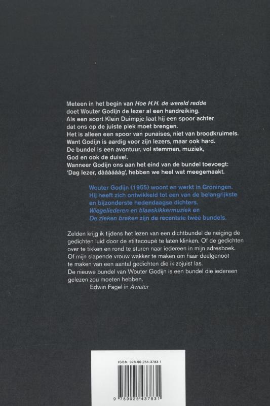 Achterkant van Hoe H.H. de wereld redde