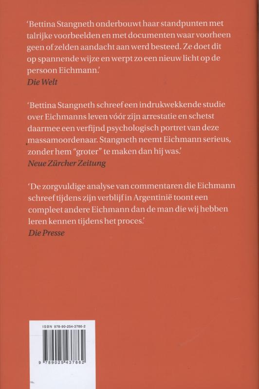 Achterkant van Eichmann in Argentinië