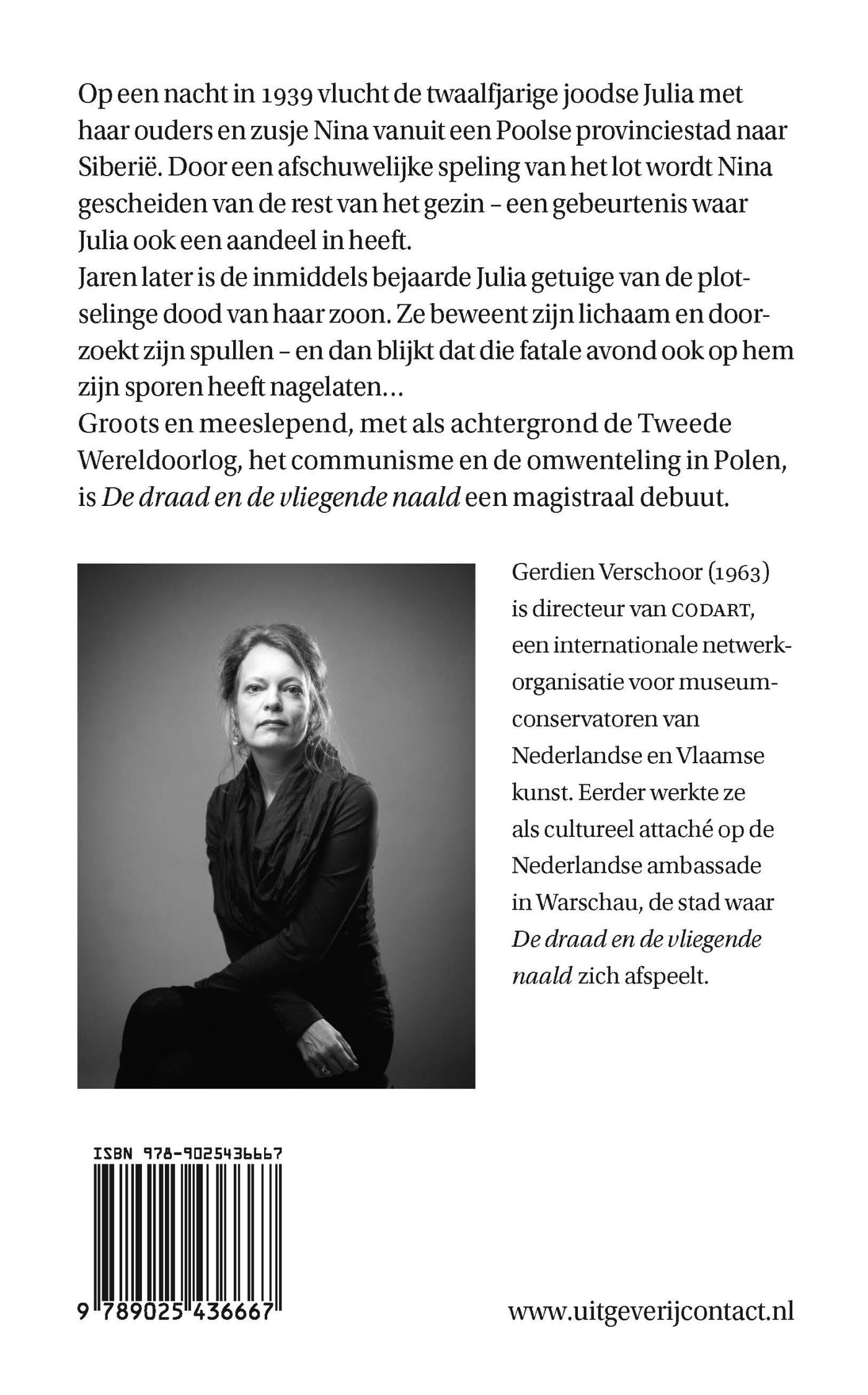 Achterkant van De draad en de vliegende naald