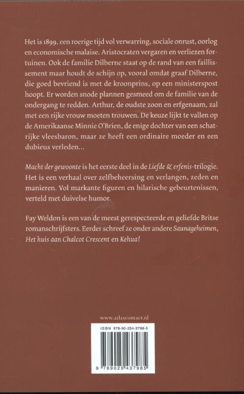 Achterkant van Macht der gewoonte