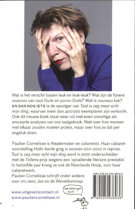 Achterkant van En dan nog iets