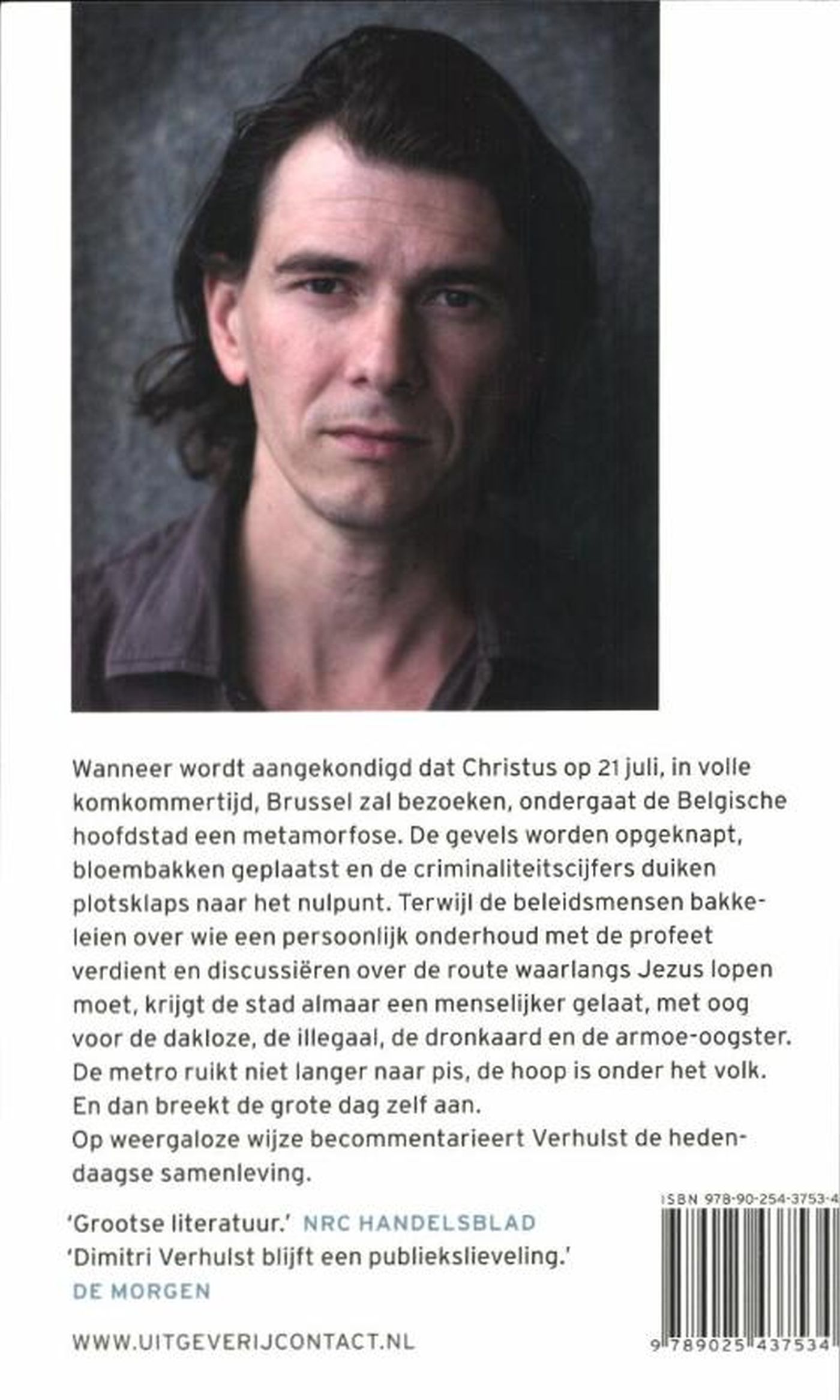 Achterkant van De intrede van Christus in Brussel