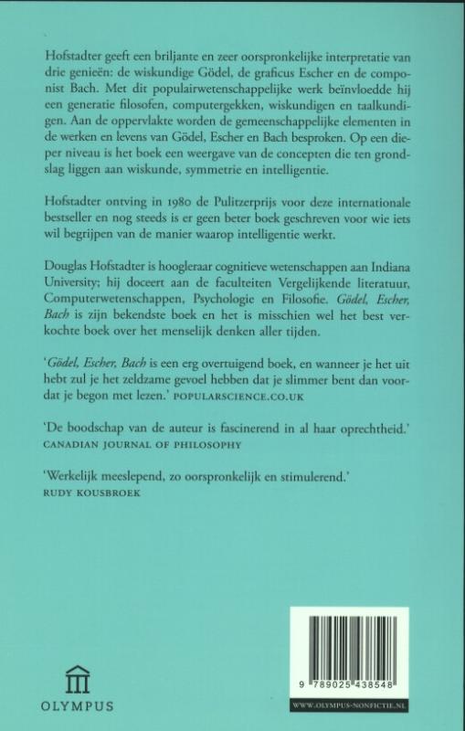 Achterkant van Godel, Escher, Bach