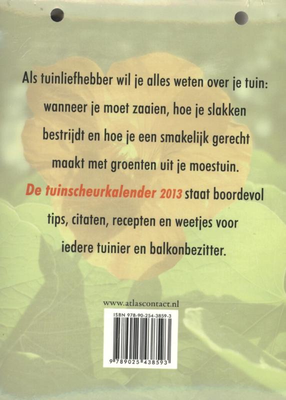 Achterkant van 2013