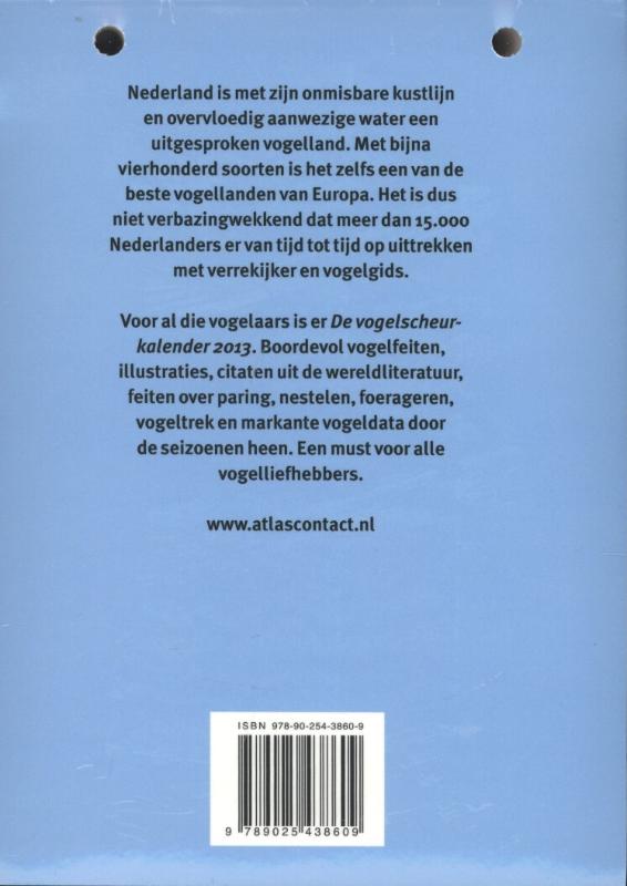 Achterkant van 2013