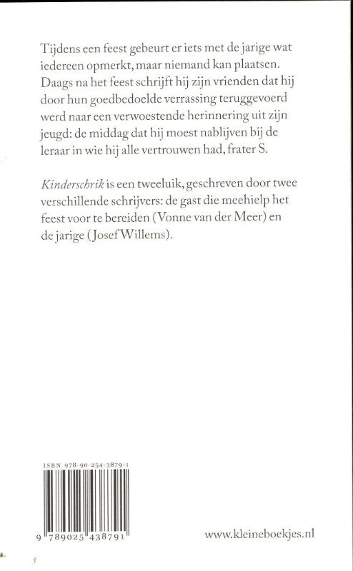 Achterkant van Kinderschrik