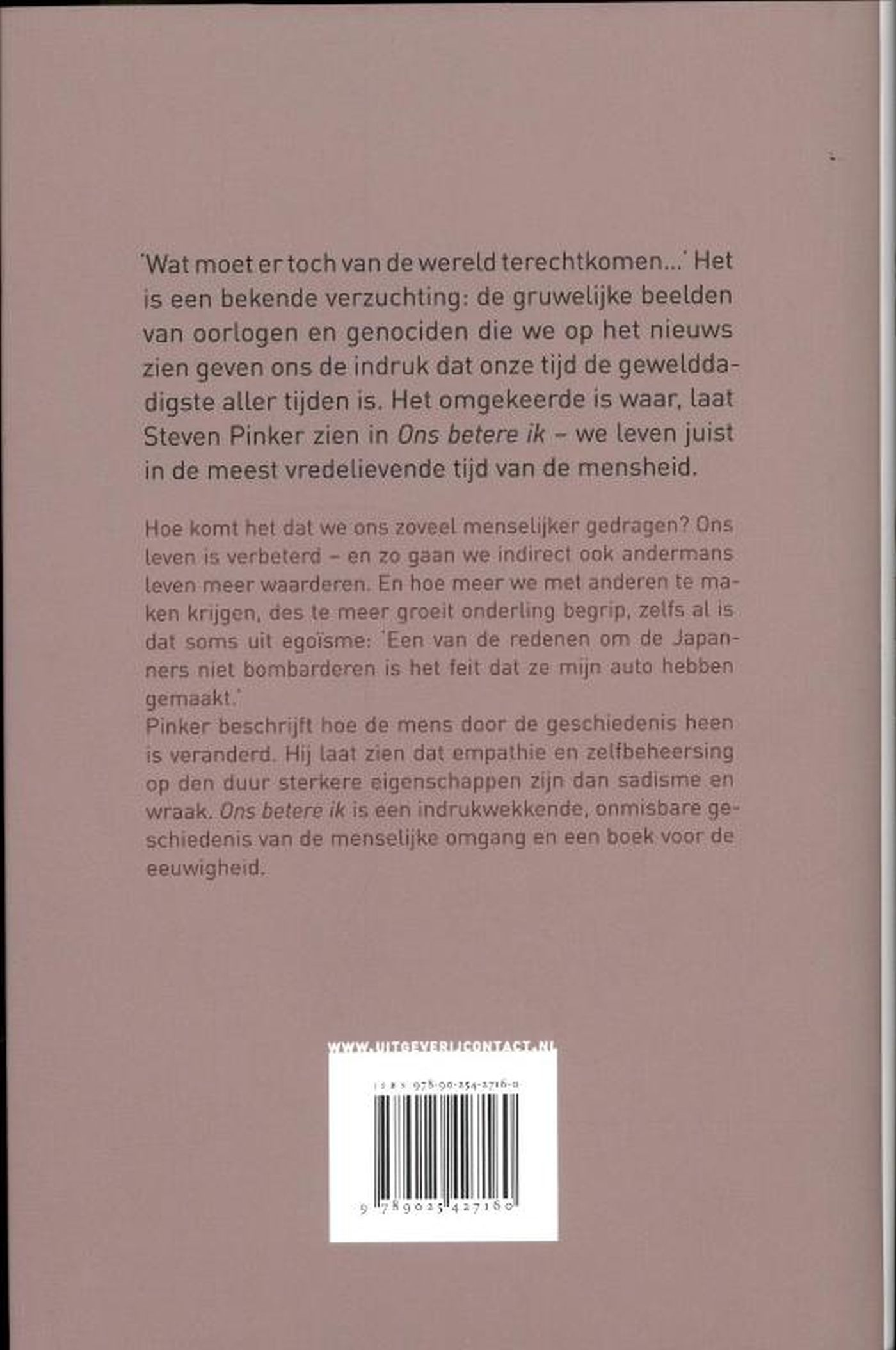 Achterkant van Ons betere ik