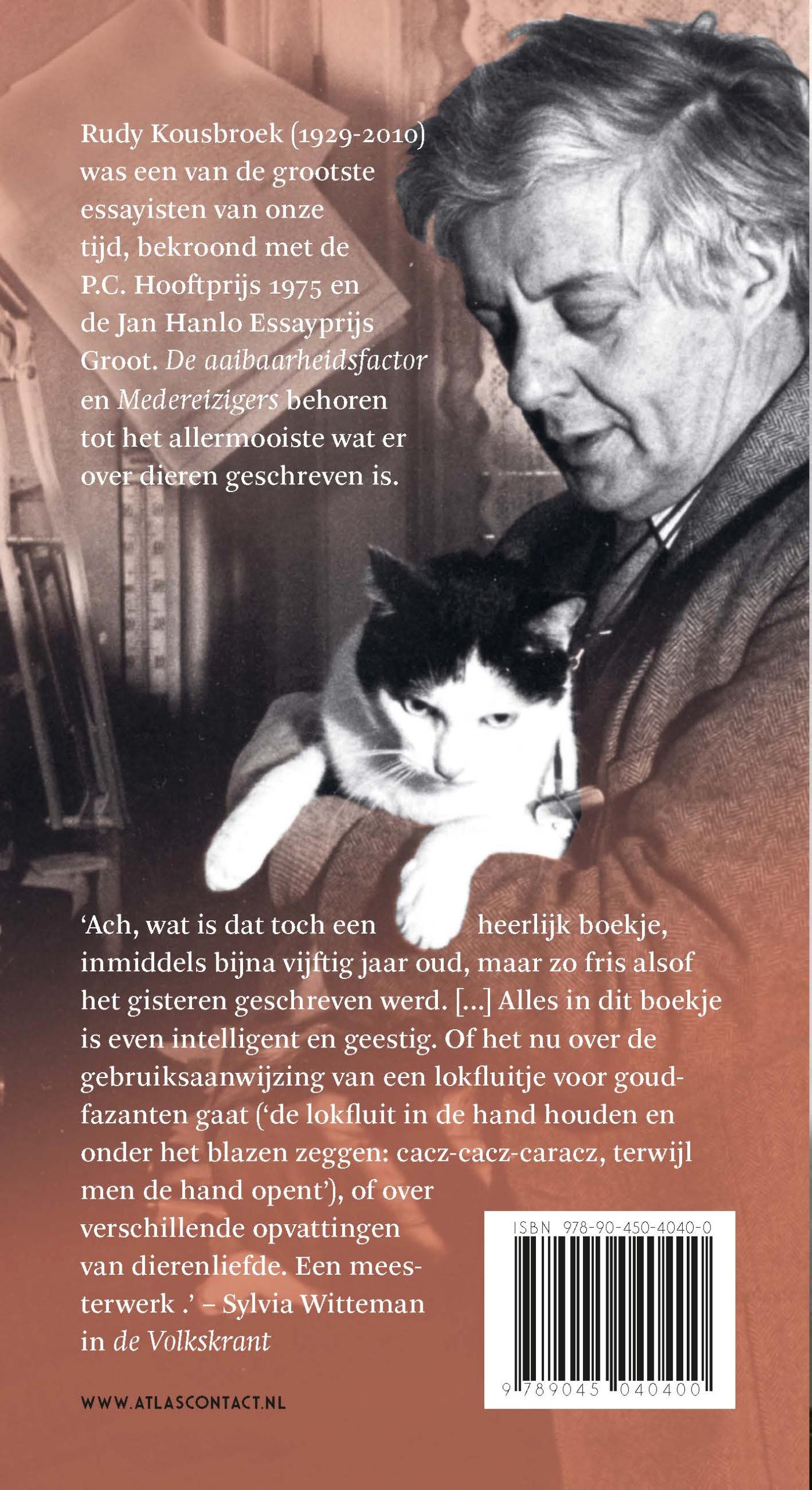 Achterkant van De aaibaarheidsfactor