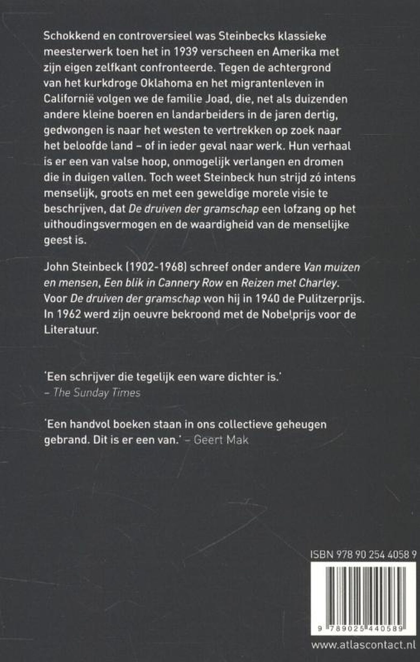 Achterkant van De druiven der gramschap