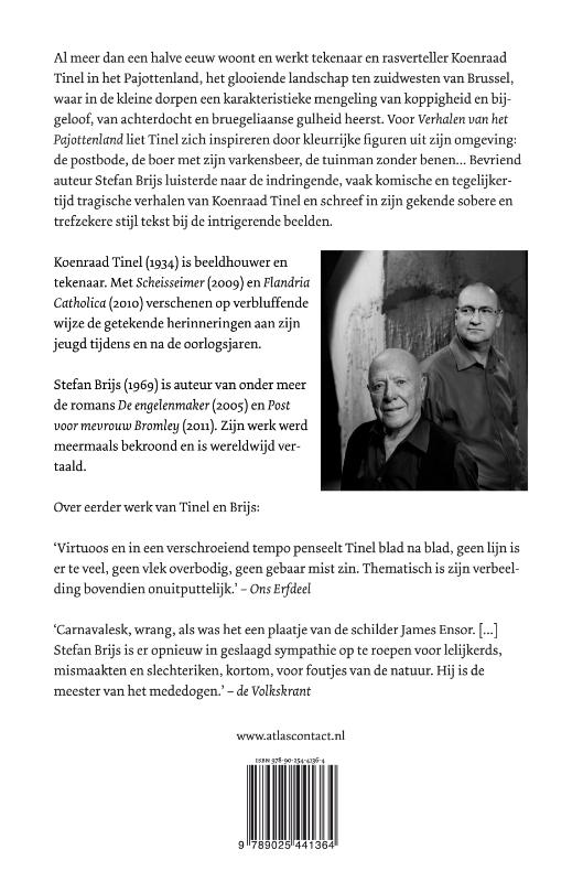 Achterkant van Verhalen van het Pajottenland