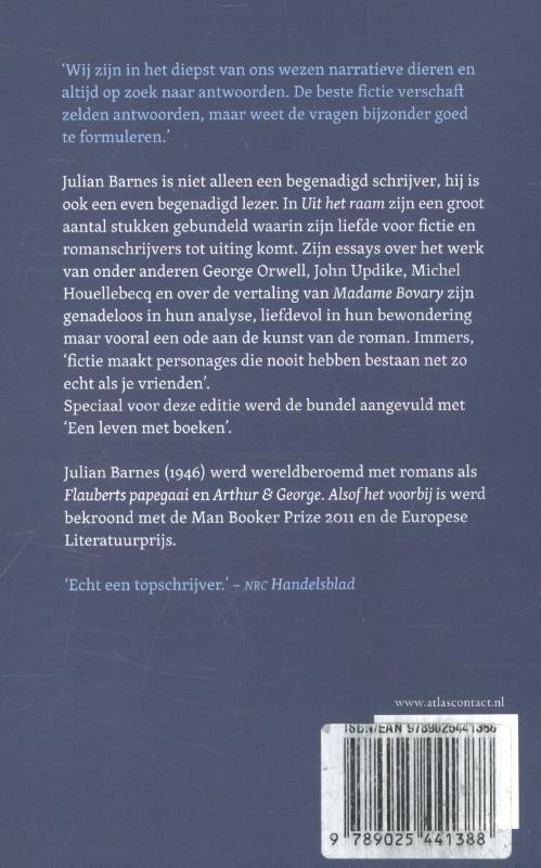 Achterkant van Uit het raam