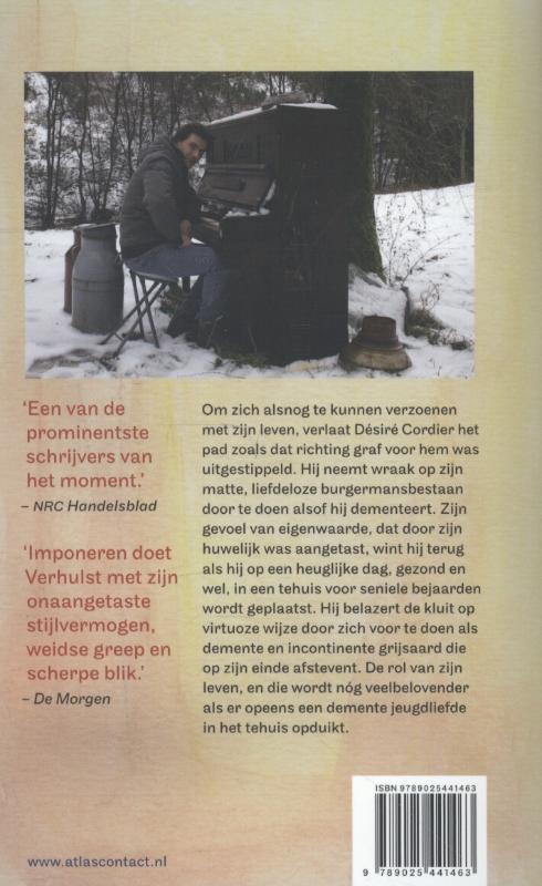 Achterkant van De laatkomer
