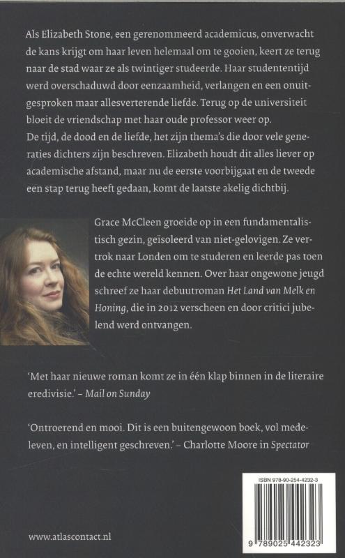 Achterkant van Professor in de poezie