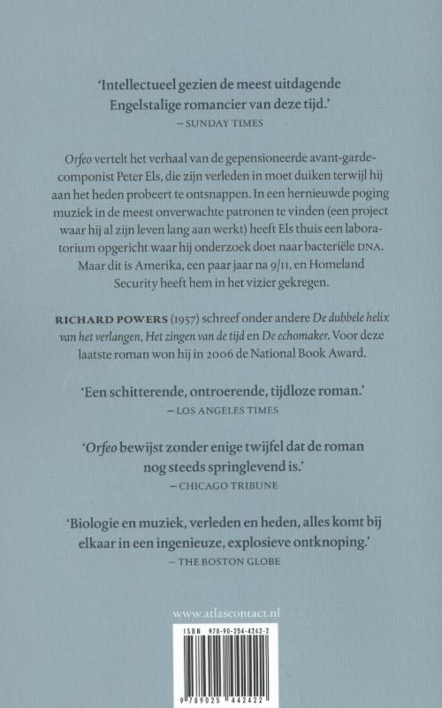 Achterkant van Orfeo