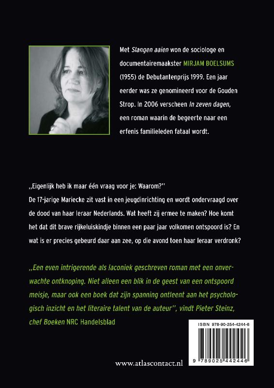 Achterkant van Slangen aaien