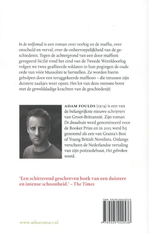 Achterkant van In de wolfsmuil