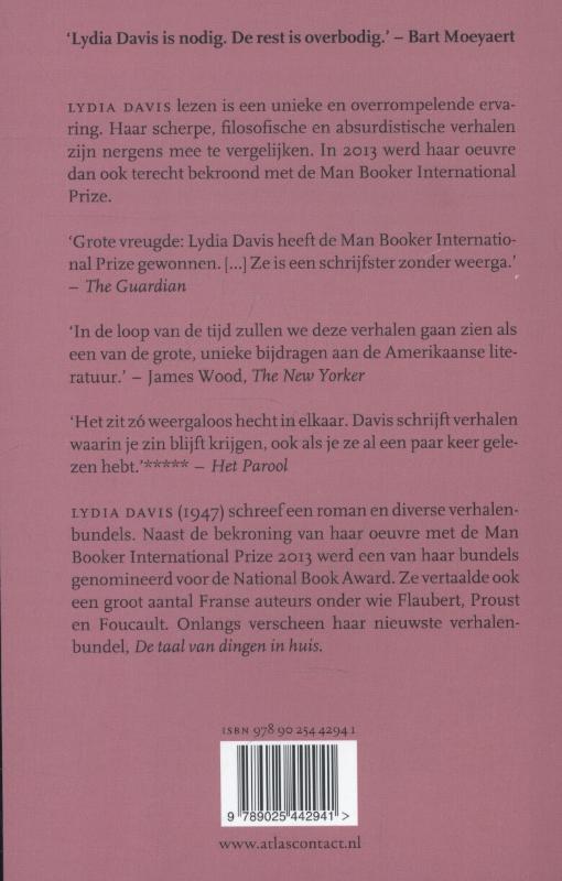 Achterkant van Verzamelde verhalen