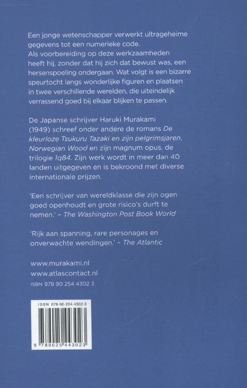 Achterkant van Hard-boiled wonderland en het einde van de wereld