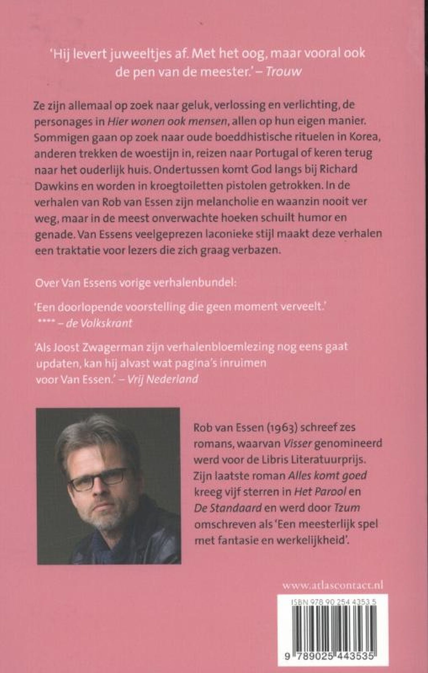 Achterkant van Hier wonen ook mensen