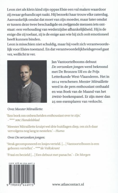 Achterkant van De man die haast had